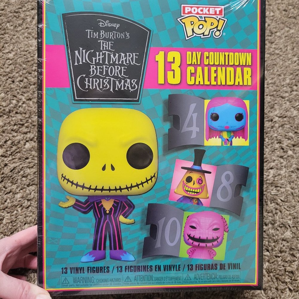 Funko Nightmare Before Christmas Halloween Countdown 13 Figures Pocket POP NEW - Picture 2 of 8
